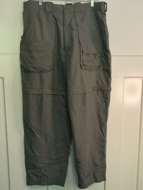 Cabela's Men's Olive Green Convertible Hiking Pants Size XL